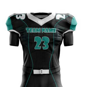 Uniforme de Fútbol Americano de Manga Corta, Talla Grande, Acabado Suave, Flexible, Cómodo, Transpirable, con Costuras Resistentes y Sensación Atlética - Product Image 3