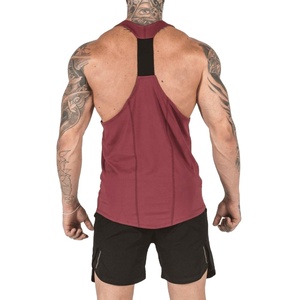 Singlet d'entraînement d'été pour homme, débardeur de fitness, tissu en spandex/polyester à séchage rapide, service OEM de haute qualité - Product Image 2
