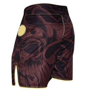 Shorts de boxe MMA pour hommes à prix raisonnable, broderie de logo personnalisée, sublimation, légers, respirants, 100% polyester - Product Image 2