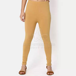 Meilleure vente sur mesure femmes Fitness taille moyenne pantalons de Yoga motif solide fermeture à la taille élastique Legging personnalisé - Product Image 1