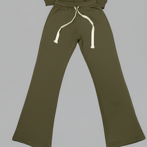 2025 conjunto de chándal con capucha sólido de 2 piezas para hombre 100% ropa de calle de lana de algodón moda Hip Hop con cierre de cremallera - Product Image 6