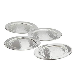 Ensemble de sous-verres ronds en acier inoxydable, sous-verres pour table basse, sous-verres pour protection de table pour ferme - Product Image 5
