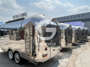 Street Mobile Fast Food Cart by Manufacturer Outdoor <b>Car</b> Trailer <b>Push</b> Truck for Restaurants for Ice Cream in USA - Product Image 6
