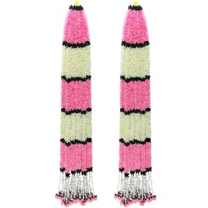 พวงมาลัยดอกไม้ซ่อนกลิ่นสำหรับงานปาร์ตี้ Eid แบบแขวนผนังฉากหลังเวทีงานแต่งงานฮาลดีของตกแต่ง - Product Image 5