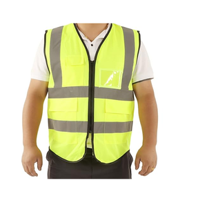 Chaleco de seguridad de nailon de poliéster personalizable de alta calidad para deportes y entretenimiento, chaqueta de motocicleta de patrulla de tráfico - Product Image 1