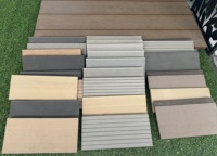 Planches de terrasse écologiques en WPC, dalles de terrasse en composite WPC pour extérieur, 145*25 mm, bois composite vietnamien de haute qualité, sol facile à assembler