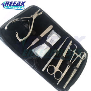 REEAX ENTERPRISES Precio de fábrica Mejor Cortador de coral de acero inoxidable Frag Kit Herramientas de limpieza de acuarios Base de instrumentos quirúrgicos - Product Image 3