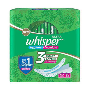 Toallas Ultra Finas para Día y Noche – Paquete de 50 Unidades, Set de Protección Higiénica Femenina - Product Image 3
