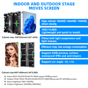 Écran LED intérieur à taux de rafraîchissement élevé 7680Hz P2.6 P2.9 P3.91 P4.81, panneau 500*500mm, studio de production <span class=keywords><strong>virtuelle</strong></span> XR, mur vidéo pour événements - Product Image 5