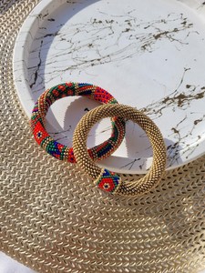 Brazalete de abeja con cuentas hecho a mano-Brazalete para mujeres y niñas - Product Image 2