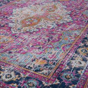 Tapis en polypropylène fait main vintage Marrakech de Netline Home, tapis épais à poils longs pour salon et chambre à coucher - Product Image 3