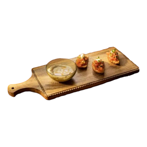 Plato de madera con forma de murciélago de la mejor calidad a bajo precio de la India con personalización de logotipo - Product Image 4