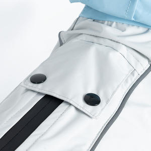 OEM/ODM VPETBR - Veste de pluie à capuche, à col haut, imperméable et réglable, spécialement conçue pour les chiens de type Teckel. - Product Image 3