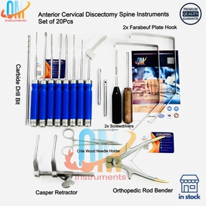 Instrumentos Quirúrgicos Ortopédicos para Sistema Espinal, Placa Cervical Anterior, Instrumento de Acero Inoxidable de Alta Calidad |   OldMed - Product Image 2
