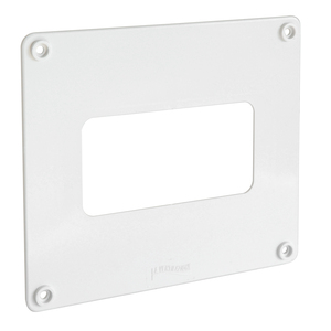 Placas rectangulares de pared de conductos planos de plástico/ABS montadas en la pared para sistemas HVAC para instalación de comedor escolar en el sótano - Product Image 1
