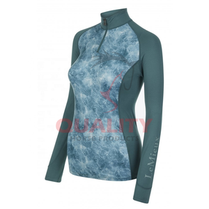 Chemise d'équitation à compression légère Couche de base thermique Vêtements équestres offrant une flexibilité de confort et de chaleur pour les cavaliers - Product Image 5