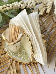 ENSEMBLE ATTRAYANT PORTE-TISSU EN RÉSINE DÉCORATIF Fabriqué À La Main Porte-Mouchoirs pour Salle À Manger Cuisine Utiliser Serviette Boîte De Rangement - Product Image 4