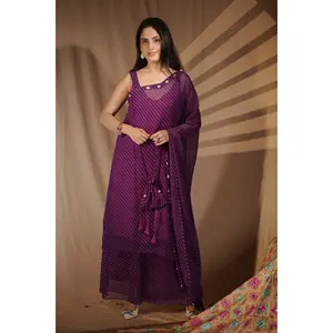 Robe de soirée kaftan fourreau violet royal, simple, élégante, contemporaine, couture, boutique, collection de vente en gros et d'exportation - Product Image 3