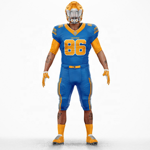 Uniformes de Fútbol Americano Personalizados para Adultos, Sublimados, con Pantalones Cortos de Sarga, Conjuntos de Uniformes para Práctica, Disfraces, 100% - Product Image 5