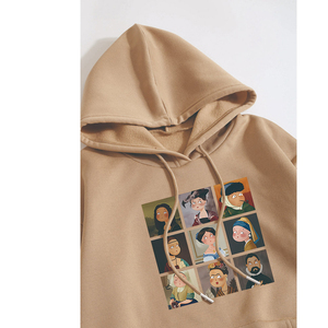 Wholesale Custom Puff Printing Hoodies for <b>Men</b> 100% Cotton Streetwear Pullover Quality Winter <b>Men's</b> Puff Printing <b>Sweatshirts</b> - Product Image 3