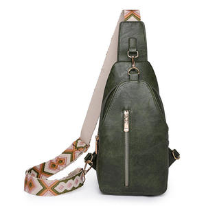 SFI último diseño Oxford portátil logotipo personalizado Sling Bag al aire libre correr bandolera pecho bolsas para damas - Product Image 4