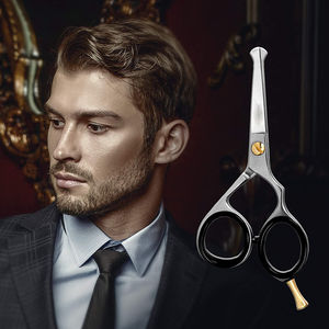 Ciseaux de beauté pour les poils du nez, en acier inoxydable, lame incurvée, pointe aiguë, tête ronde sécurisée, coupe-sourcils, coupe-cuticules, ciseaux pour le nez - Product Image 6