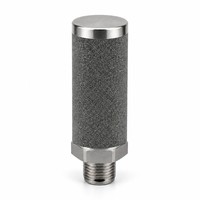Élément filtrant pour sonde d'échantillonnage CEMS 39x21x100mm Céramique/Titane fritté |   Filtre à poussière pour gaz de combustion neuf (100 % testé en usine)