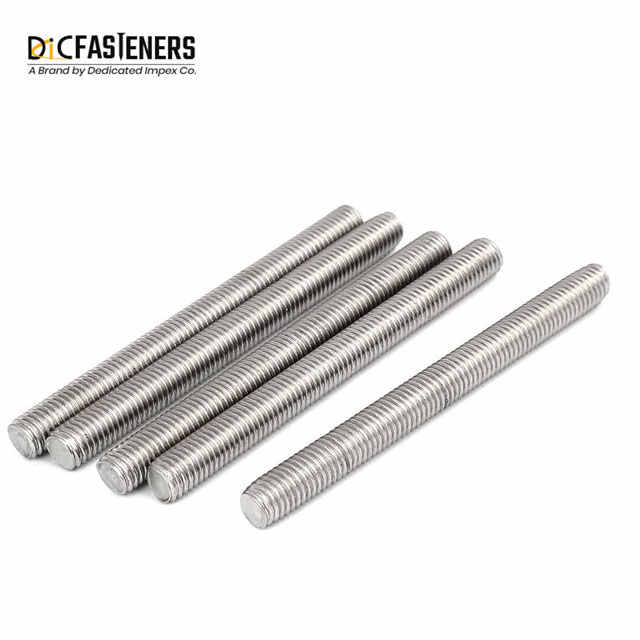 Stainless Steel SS304 Threaded Rods 8mm 9mm with Zinc Finish Metric ...