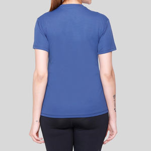 Nouveau design à manches courtes pour femmes T-T-shirt respirant à manches longues pour femmes fabriqué avec de la laine Couleurs personnalisées - Product Image 3