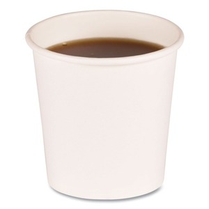 Boardwalk 4 Oz. Gobelets jetables blancs pour fêtes, 20 gobelets par manchon, 50 manchons par carton - Product Image 2