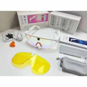 Kairui AIMB-G5 Smart Glasses 8MP <b>Camera</b> Wi-Fi Transfer AI Dual <b>Camera</b> Metal Frame IPX-4 Waterproof App Touch Control <b>Magnetic</b> - Product Image 6