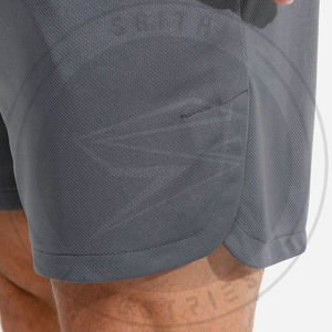 Men's Summer Eco-Friendly Quick Dry Solid Pattern Gym Shorts Beach Wear Sport Shorts - Product Image 3