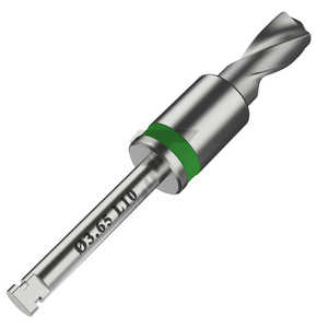 Taladro de tope integral 03,65mm, codificado por color verde, fabricado en acero inoxidable fabricado en Israel - Product Image 4