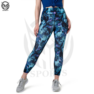 Personalizado de alta cintura Control de barriga al aire libre Fitness entrenamiento pantalón deportes gimnasio Leggings Butt Lift Yoga Leggings - Product Image 5