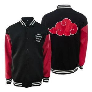 Veste en laine manteau en peau de mouton veste en Jean manteau en fourrure pour homme Badge Bomber avec fournitures professionnelles - Product Image 4