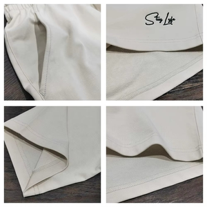 Unisex Custom Summer Casual 2-Piece Tracksuit Set Short Sleeve <b>Floral</b> Opt Cotton <b>T</b>-<b>Shirt</b> Knitted Shorts Comfortable Breathable - Product Image 4