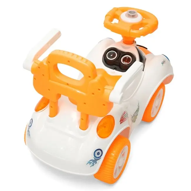 سيارة لعبة صغيرة من النحاس ، سيارة لعبة للأطفال بأربع عجلات ، سيارة لعبة للأطفال بعمر 1-6 سنوات ، ركوب سيارة مركبة للأطفال عبر البلاد