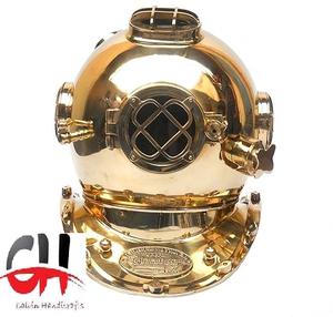 Calvin Handicrafts "Casco de buzos náuticos Maritime Mark V Casco de latón macizo para buceo profundo - Product Image 2