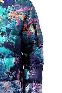 Manteau d'hiver matelassé de luxe, personnalisé avec logo, grande taille, léger, en toile imperméable, à capuche, uni, de haute qualité - Product Image 4