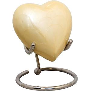 Hot Selling <b>Keepsake</b> Heart Urn Cremation Urn for Human pet Ashes with Premium Stand & <b>Box</b> Handcrafted Mini - Product Image 4
