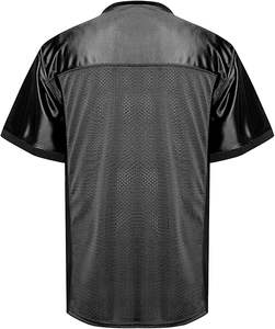 Camiseta de fútbol americano bordada con el nombre del número del equipo personalizado impreso de alta calidad Buker - Product Image 5