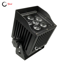 6 LED 18W 6 en 1 RGBWA + UV étanche IP65 batterie Par lumière sans fil contrôlée WiFi pour mariages Clubs DJ scène Concert événements