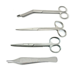 Kit de pansements chirurgicaux manuels en acier inoxydable de haute qualité et ensembles de pinces réutilisables pour la chirurgie générale en vrac - Product Image 5