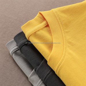 Custom <b>Design</b> <b>logo</b> Mens Washed Short Sleeve Black Oversized T-shirts 240g Heavy Cotton T-shirt for Summer - Product Image 5