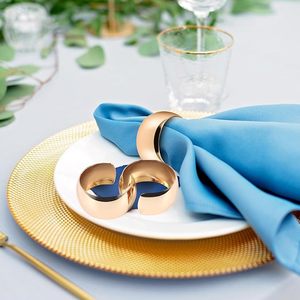 Metal Glossy <b>C</b>-<b>Shaped</b> Napkin Ring Western Restaurant Hotel <b>Table</b> Wedding Napkin Buckles Metal Napkin Ring - Product Image 2