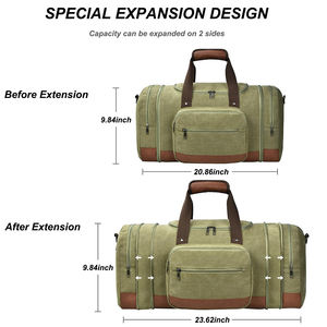 Bolsa de gimnasio con logotipo personalizado, Mochila deportiva Oxford impermeable multifuncional grande, bolsa de lona de viaje para gimnasio con compartimento para zapatos - Product Image 4