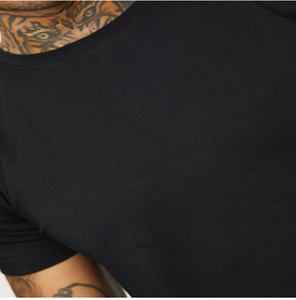 T-shirt ajusté de fitness 100% coton pour hommes, teint uni, manches courtes, nouveau modèle, OEM, vente en gros - Product Image 6