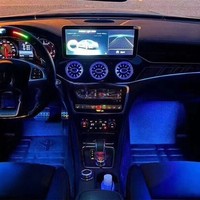 Kit d'éclairage d'ambiance LED 12 couleurs W176 pour grille d'aération Mercedes Benz Classe A 2013-2018 W117 – Améliorez l'éclairage intérieur de votre voiture – Plug & Play
