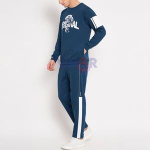 Chándal de lana de gran tamaño Unisex de 2 piezas personalizado para hombre, ropa de calle para correr con capucha, informal, ecológico, sólido, transpirable, de talla grande - Product Image 3