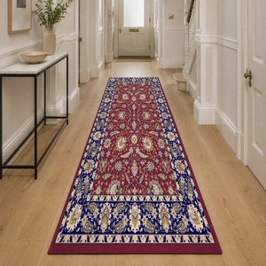 <b>RUGS</b> DEPOT LXDP-0344 Wholesale Red <b>Burgundy</b> Contemporary Abstract Digital Printed Machine Washable Chenille Area <b>Rug</b> Non Slip - Product Image 5